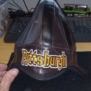Pittsburgh Pilots Leather Hat Brand New XL